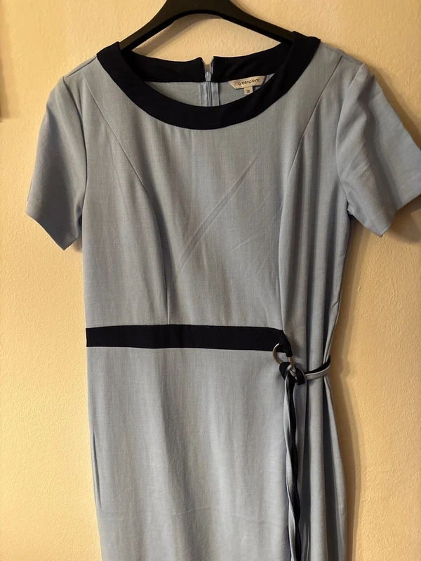 Šaty světle modré velikost 38 - 2