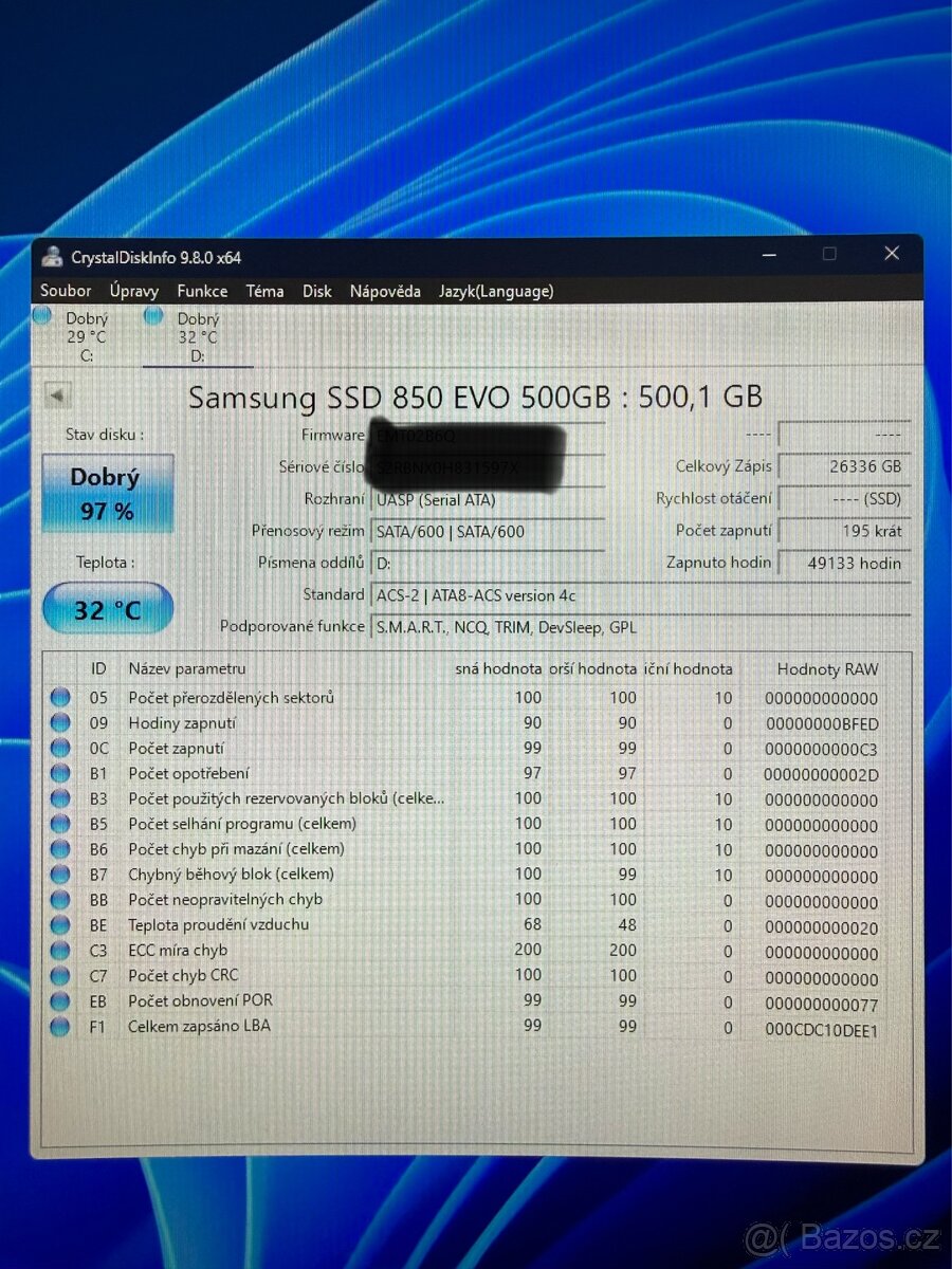 Samsung SSD 500GB - 2