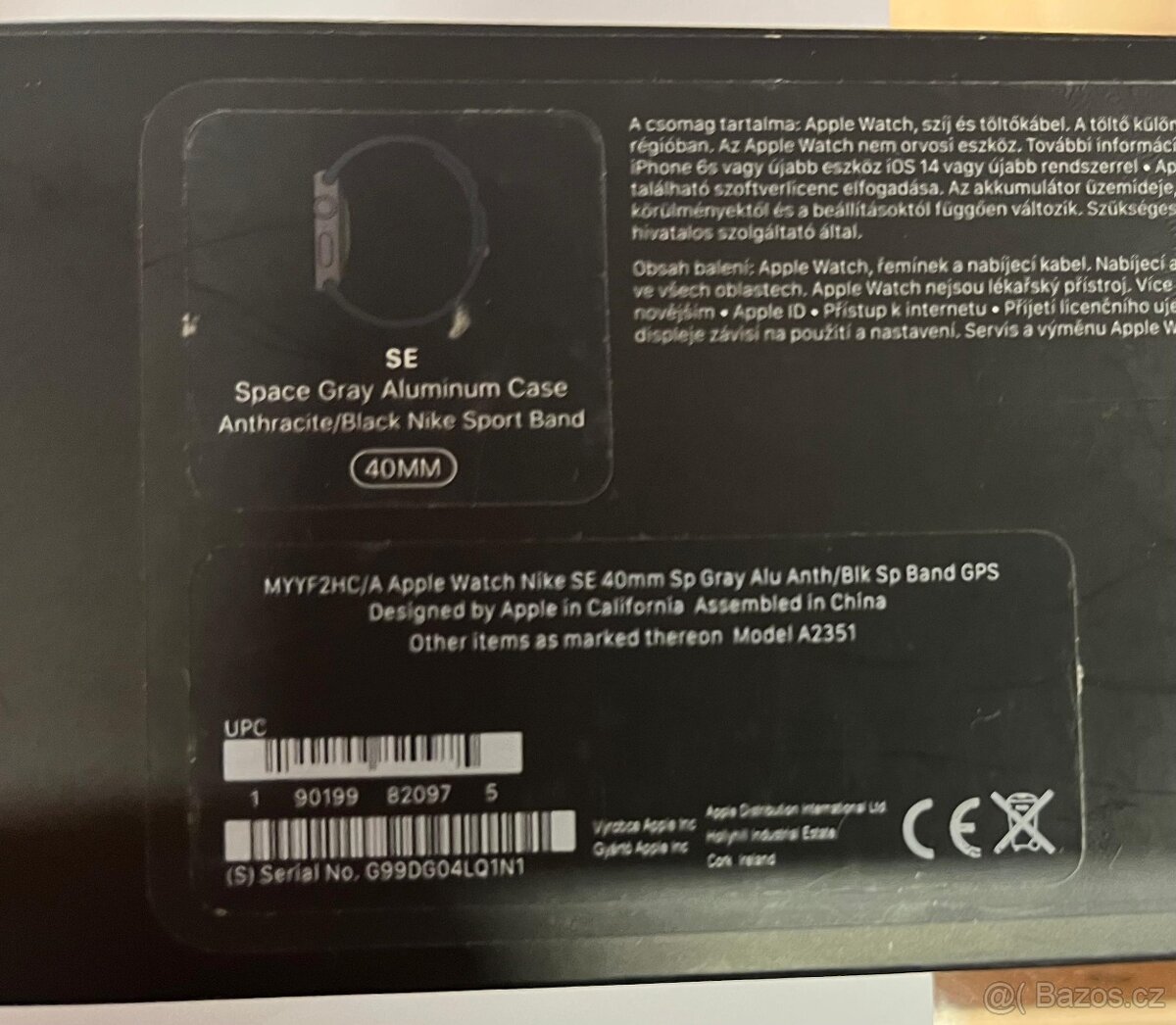 Apple Watch Nike SE 40mm Black (A2351) - 2