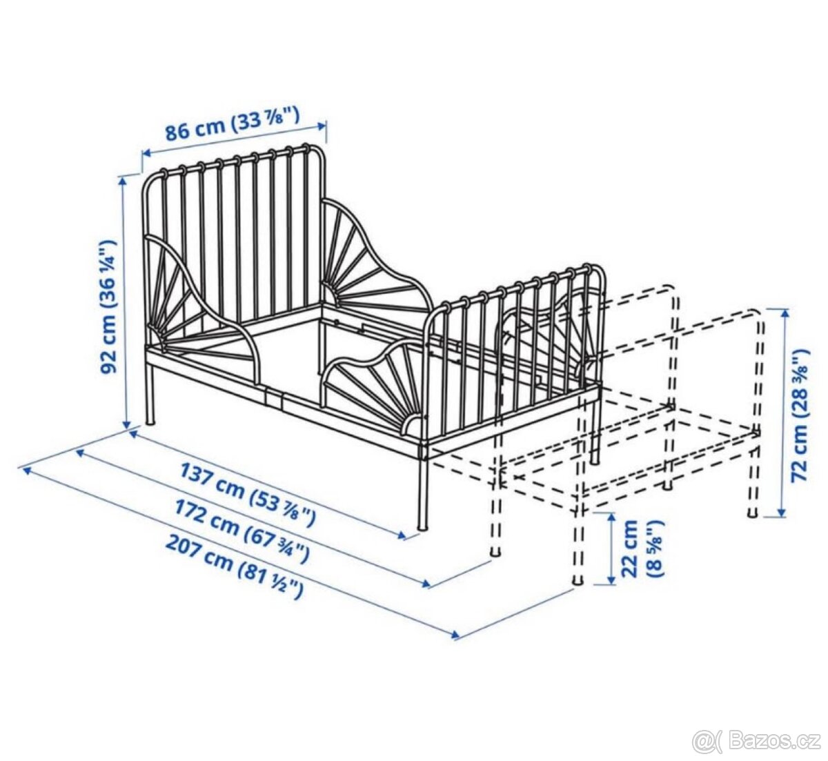 Dětská rostoucí postel IKEA - 2