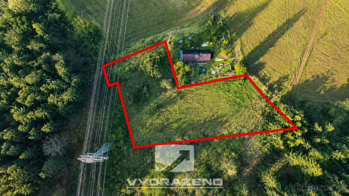 Pozemek (3.520 m2) - Slaná, Semily - 2