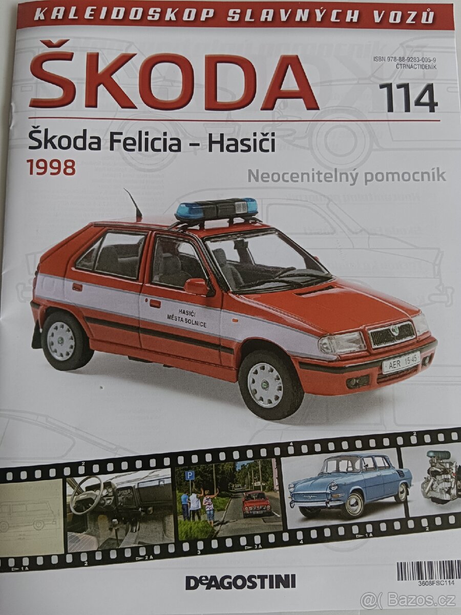 Škoda Felicia Hasiči, DeAgostini 1:43 - 2