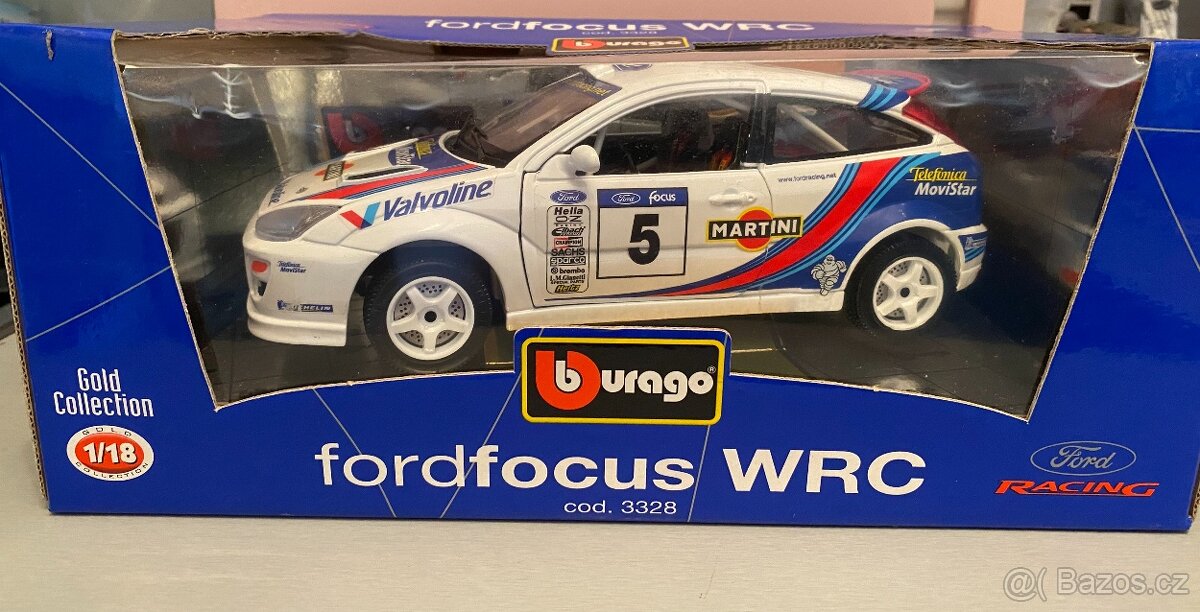 Ford Focus WRC, model Bburago 1:18 - 2