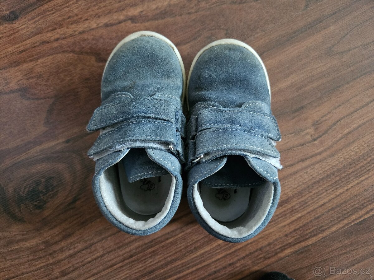 Chlapecké kožené kotníkové boty Jonap vel. 22 - 2