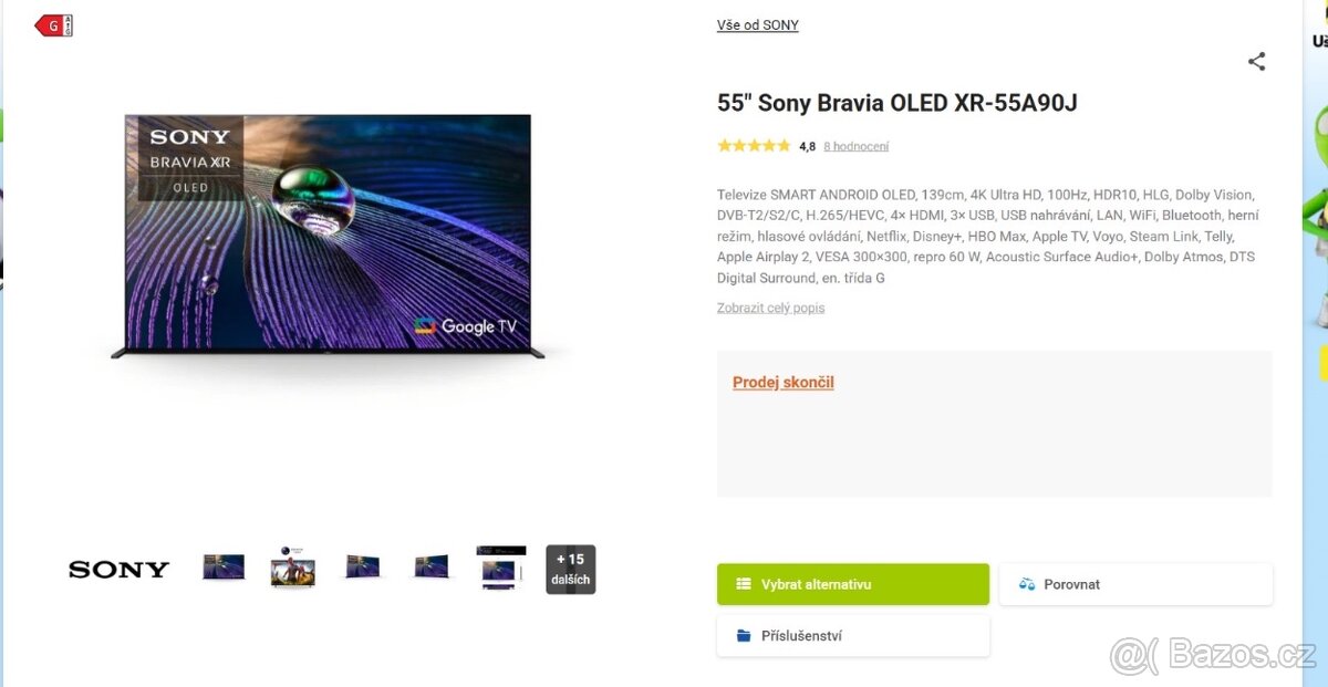 Sony Bravia OLED 55” - 2