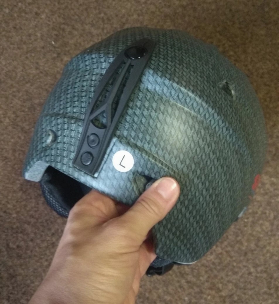 -NOVÁ- Šedá HELMA na lyže / PŘILBA na snowboard vel. L 56-58 - 2