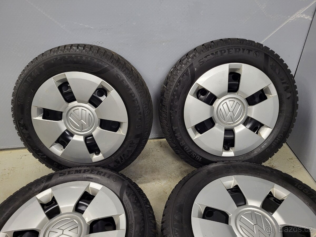 Originál 14" VW UP Mii Citigo 4x100 zimní 7-8mm - 2