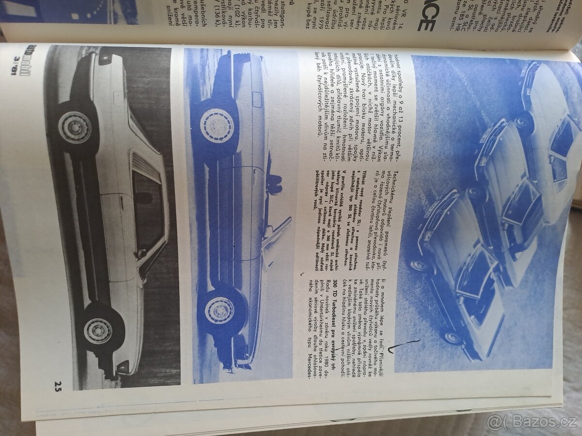 Svázaný časopis Automobil 1975,1976,1977,1978,1979, 1981,198 - 2