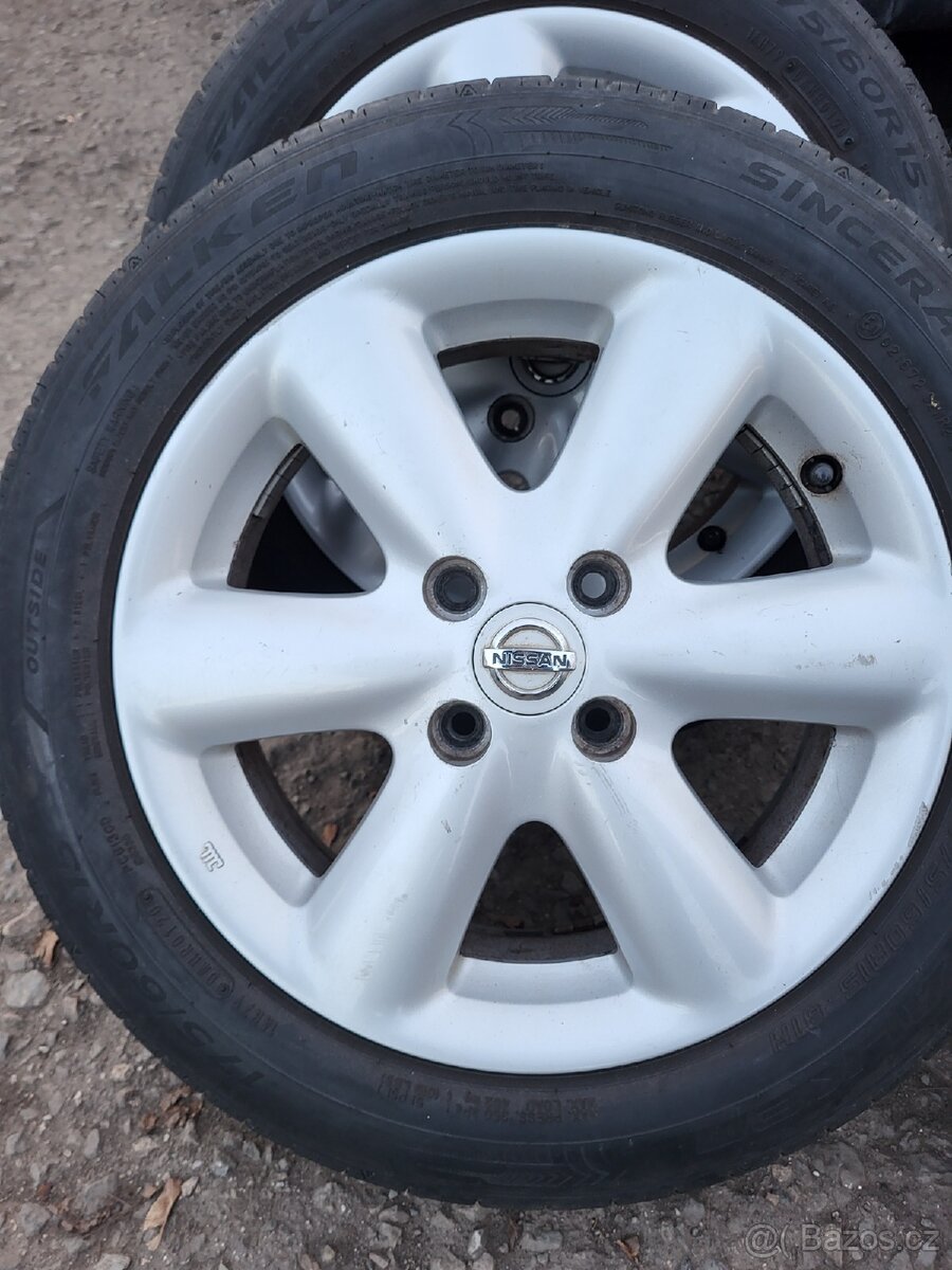 Nissan Micra 15"..4x100 kola letni - 2