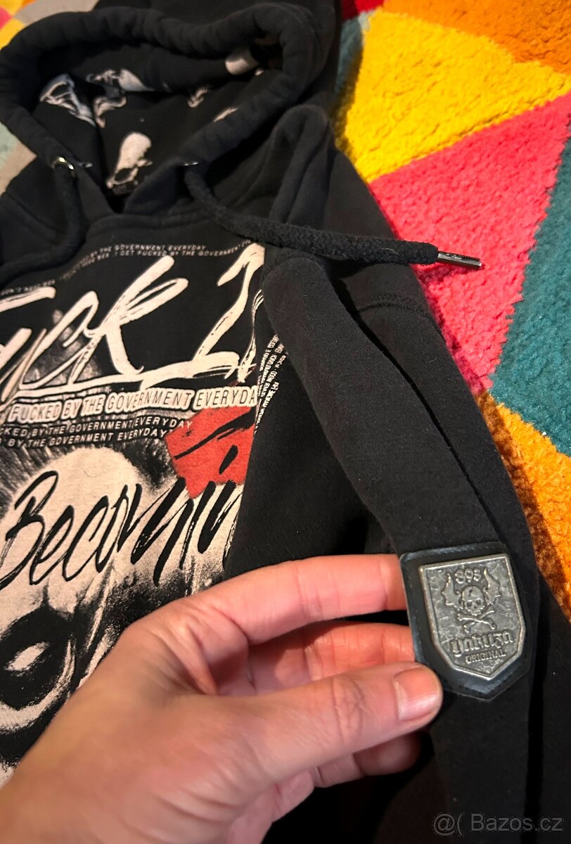 YAKUZA BAVLNĚNÁ STYLOVÁ KRÁSNÁ MIKINA M (M-L)🤩💪🏽 - 2