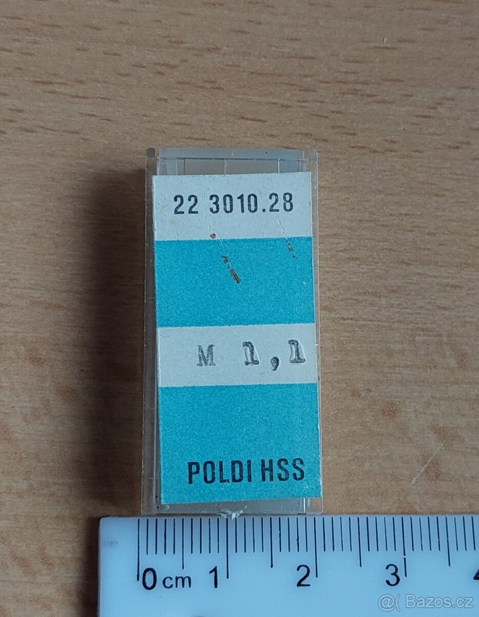 Sada ručních závitníků M1,1 HSS POLDI - 2