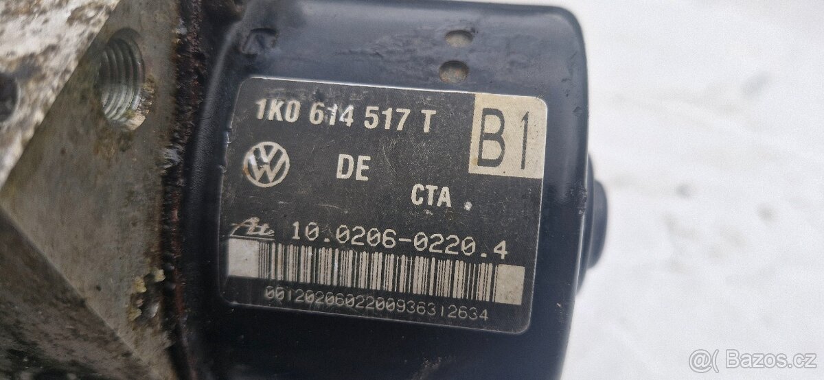 Jednotka abs skoda vw audi 1K0907379AA 1K0614517T - 2