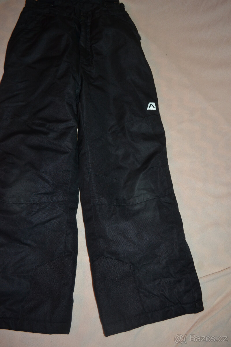 lyžařské kvalitní kalhoty v.152/158- a jiné v.122/128-300kč - 2