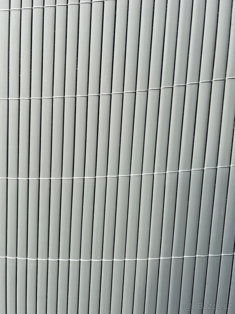 Plot z umělého bambusu 2ks (šedý) - 200cmx300cm - 2