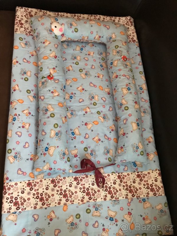 Detsky set hrací deka, hrazení do postýlky ( hnizdecko) - 2