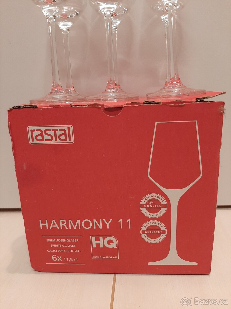 sklenice, skleničky, 6 kusů, 11,5 cl - 2