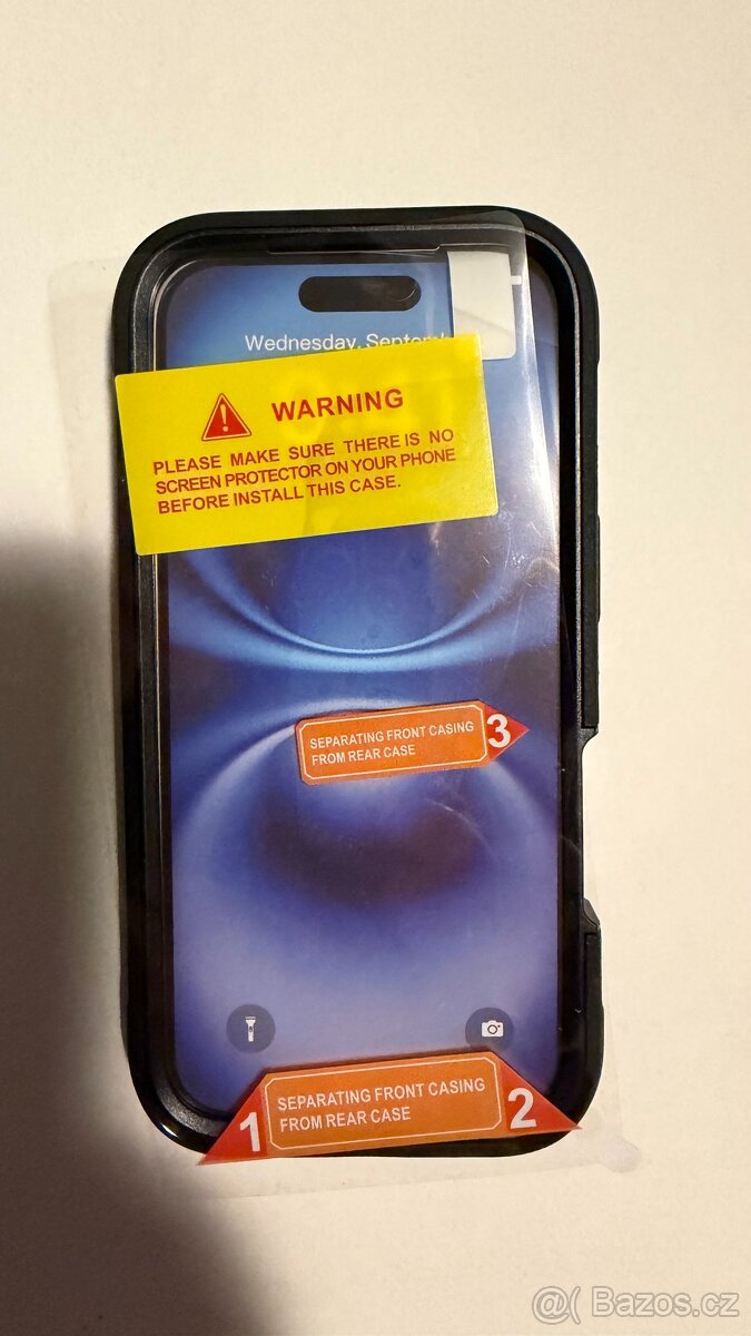 Kryt na Iphone 17 pro 360 černý - 2