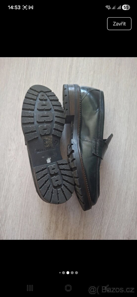 Pat Calvin kožené polobotky - 2