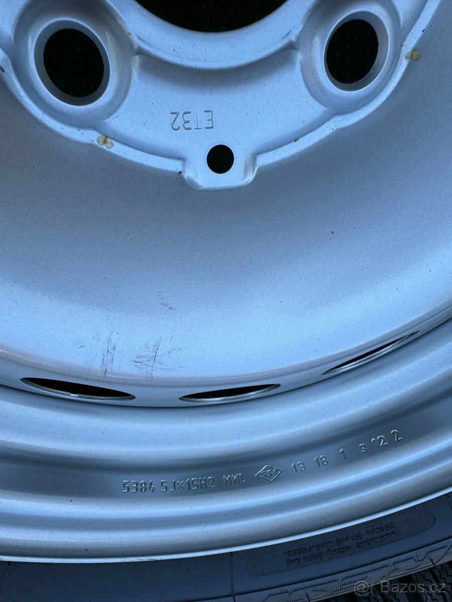 Plechová sada Smart Fortwo 4x100 nová sada TMPS - 2