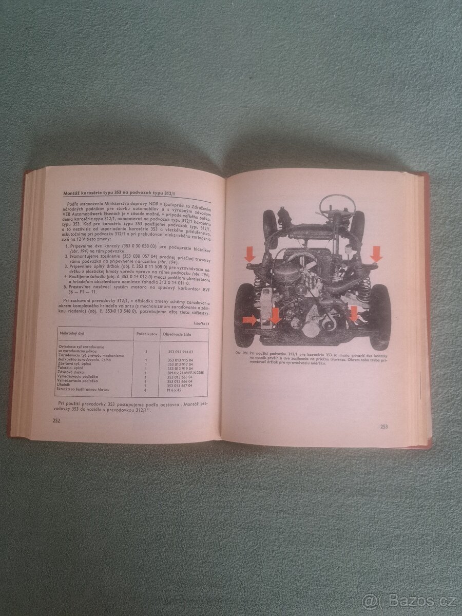 Kniha - příručka wartburg - 2