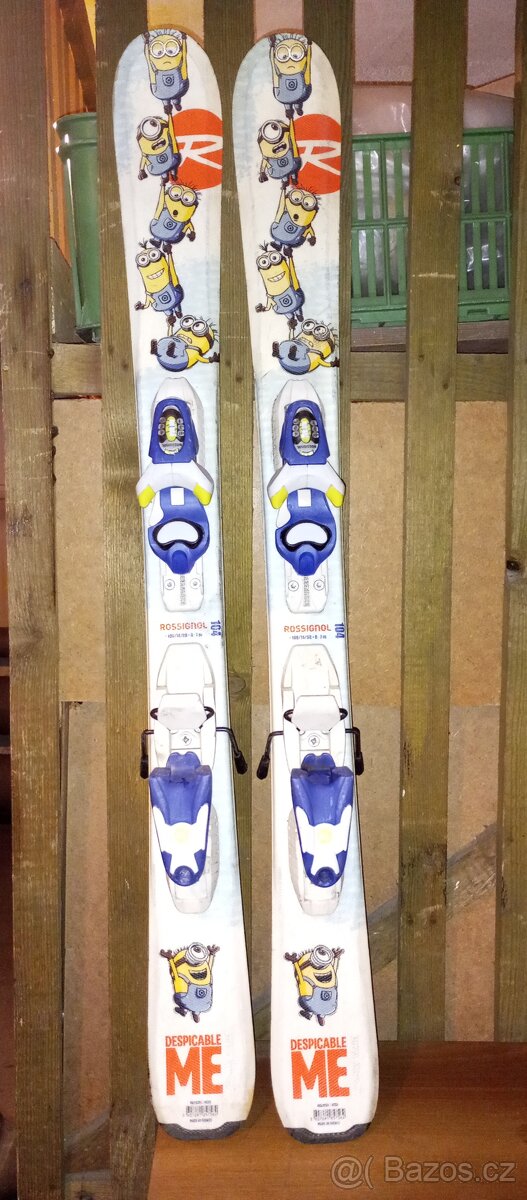 Dětské lyže + boty Rossignol - 2