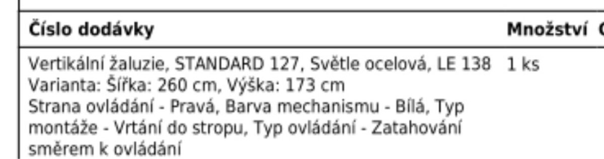 Vertikální žaluzie - 2