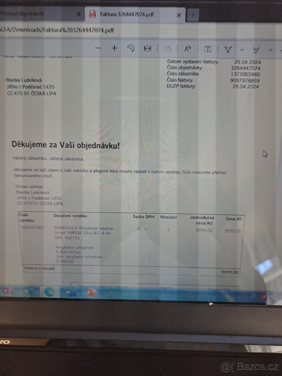 Robotická sekačka - 2