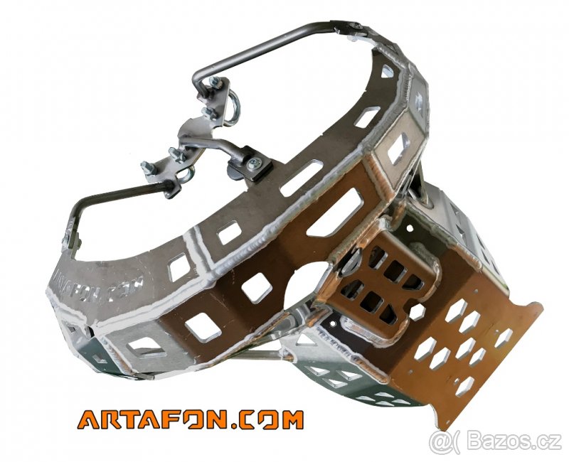 KTM, Husqvarna, Gas Gas zesílený kryt motor a kolene výfuku