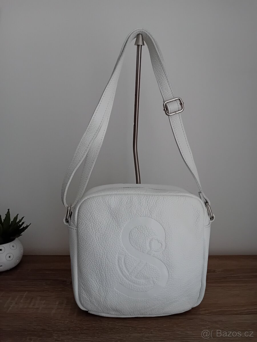 QVC dámská kabelka kožená nová - 2