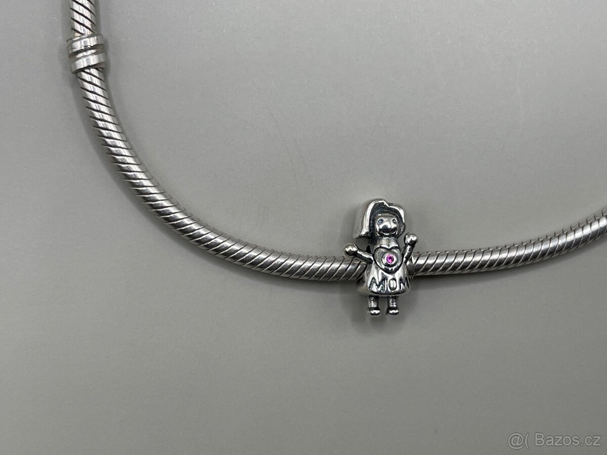 Stříbrný přívěsek č. 16 - budoucí maminka - 2