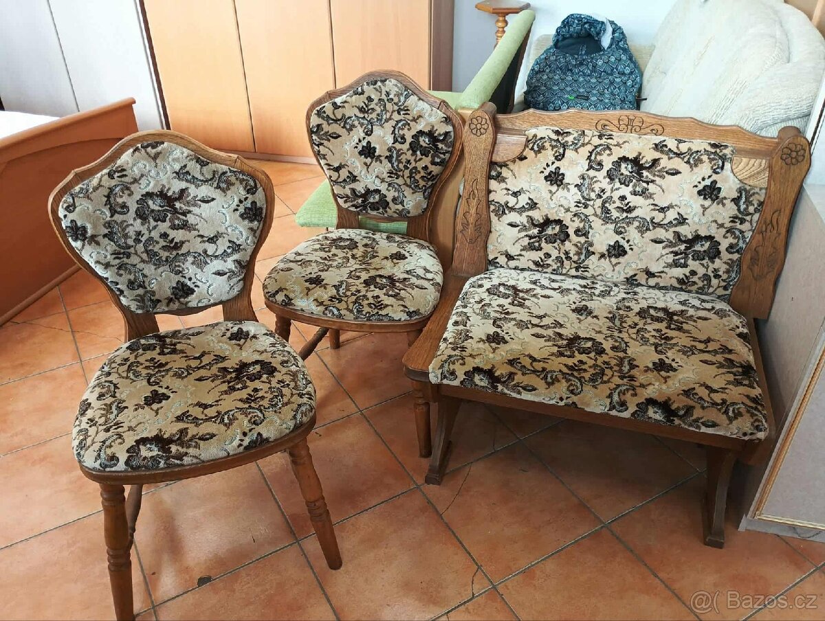 Jídelní sestava lavice židle - 2