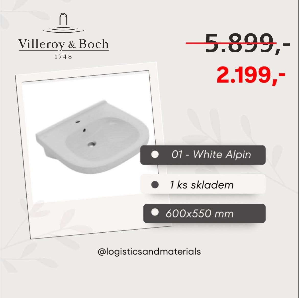 Villeroy & Boch výprodej — luxusní sanitární keramika - 2