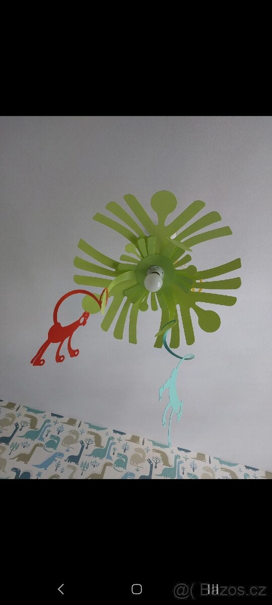 Lustr do dětskeho pokoje s opičkami - 2