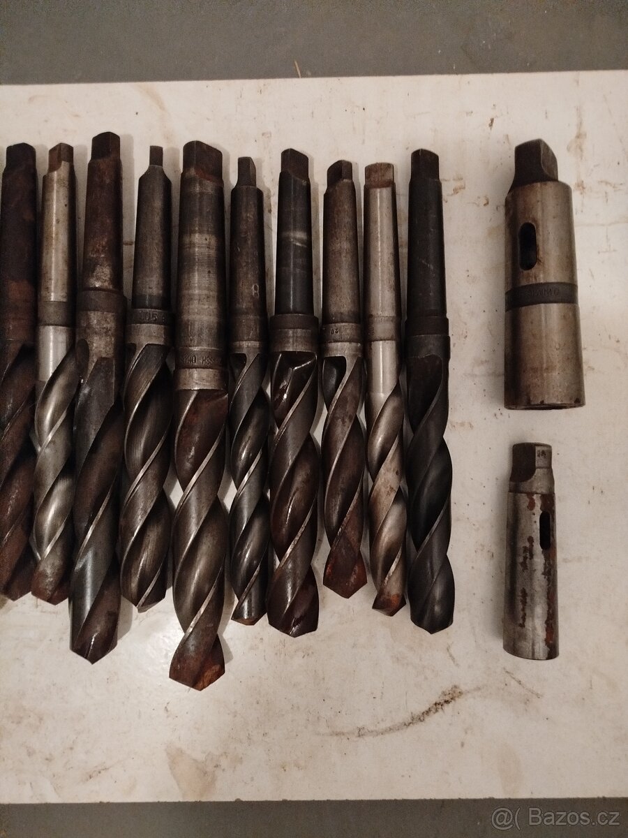 Vrtáky morse 15 ks +2 ks redukce - 2