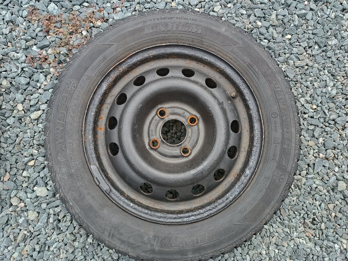 2 kola 5,5x14H2 ET49, pneumatiky 185/60 R14 - 2