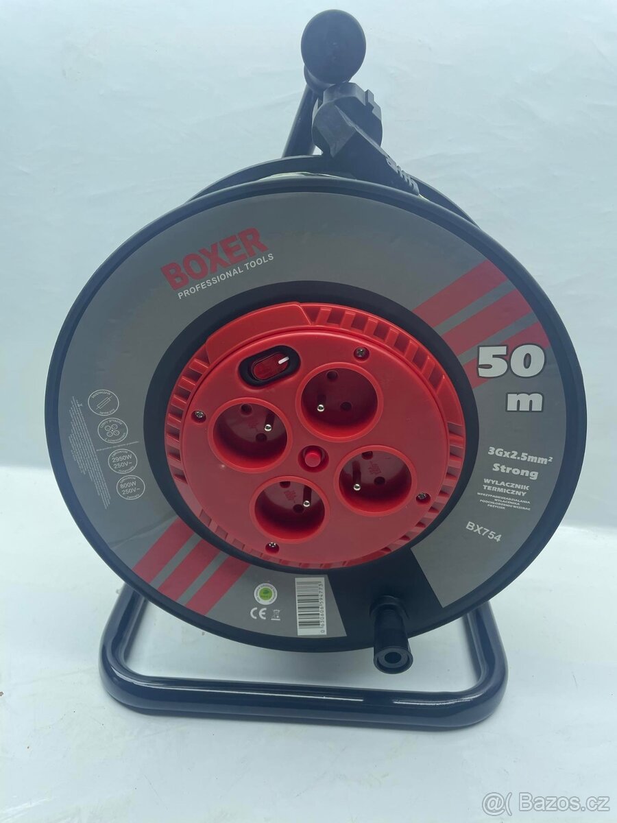 Prodlužovací kabel 50m,buben 3x2,5mm - 2