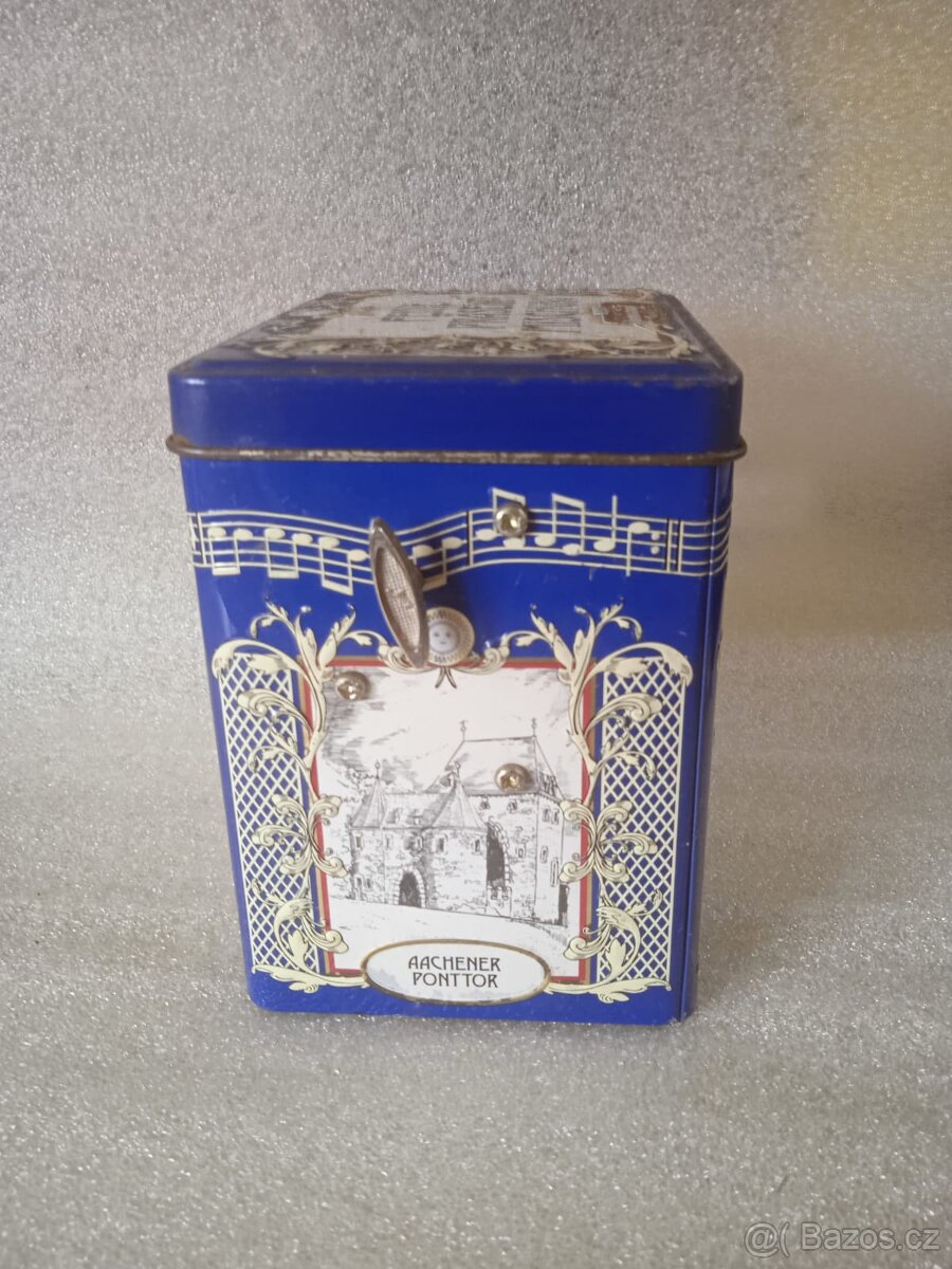 Hrací plechová dóza - 2