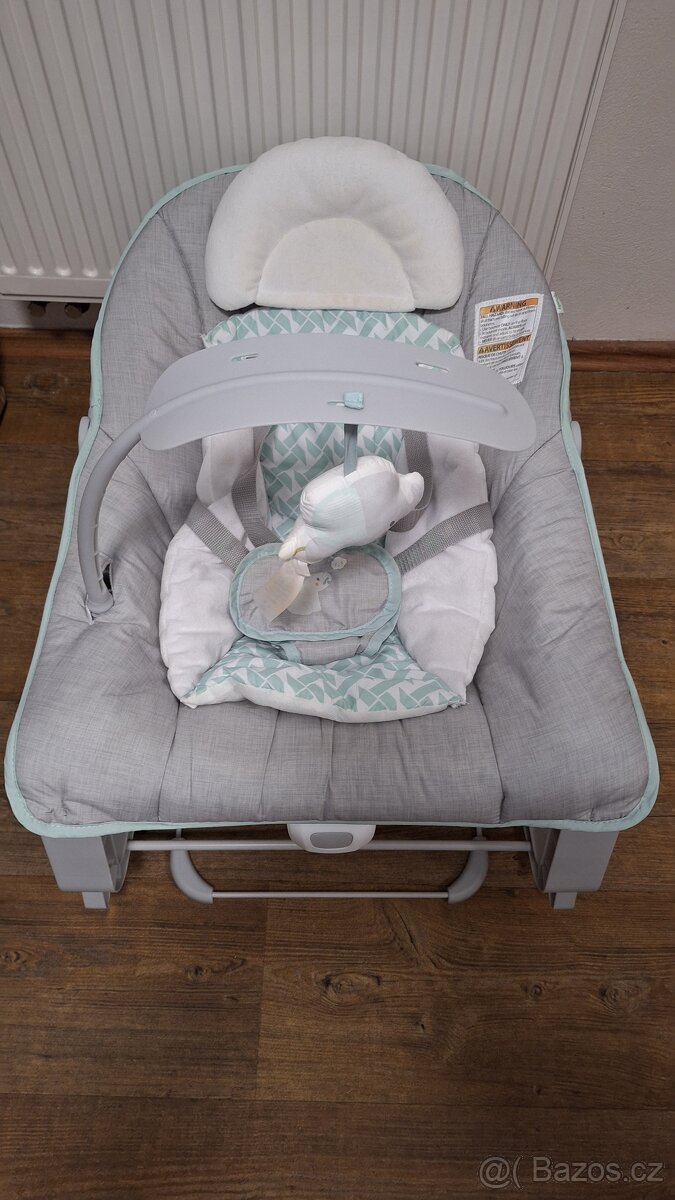 Ingenuity houpátko vibrující 3v1 Keep Cozy Weave 0m+ - 2