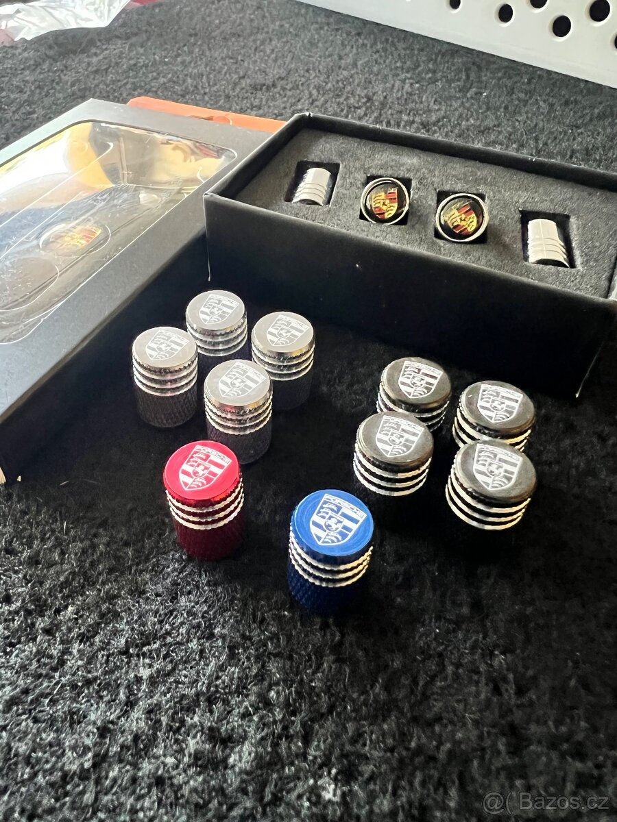 Porsche čepičky na ventilky 6 variant - 2