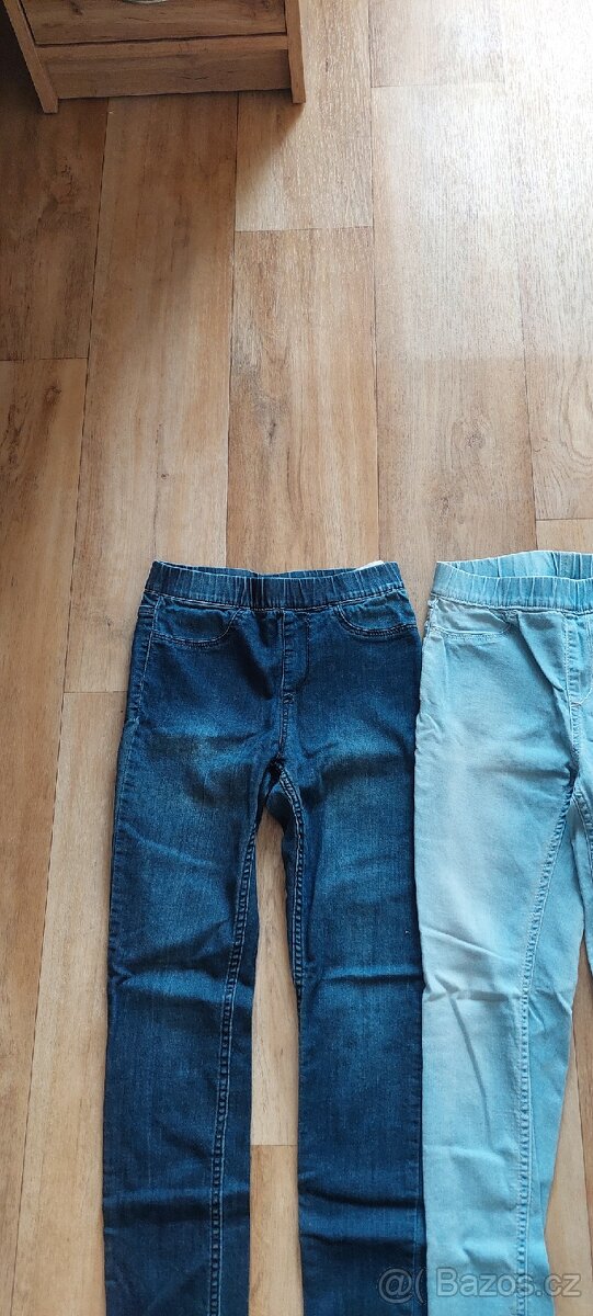 Dívčí kalhoty - 1, velikost: 140 - 2