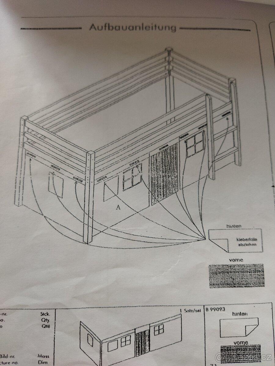 Dětská vyvýšena postel - 2