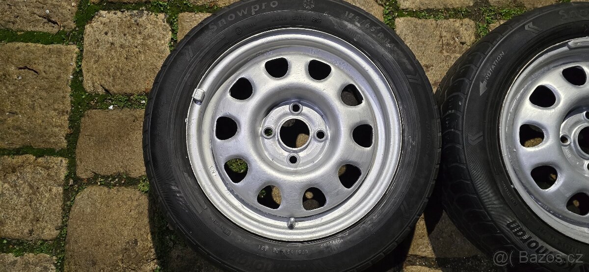 14" disky s pneu 175/65/14 (Golf, Wento, Scirocco) - pošlu - 2