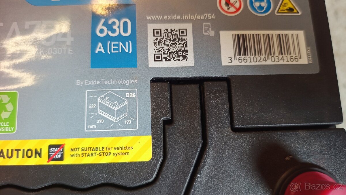 Autobaterie EXIDE - 2