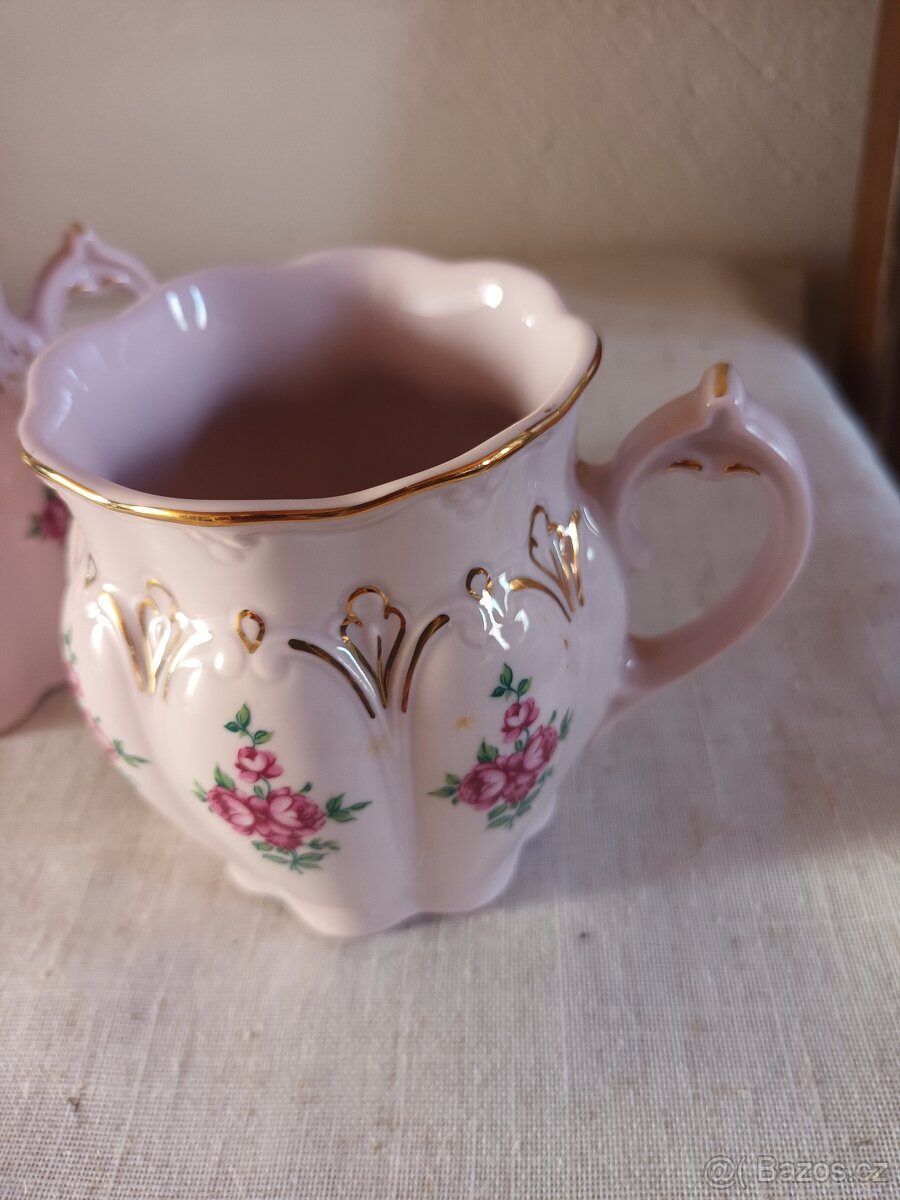 Bucláky z růžového porcelánu - 2
