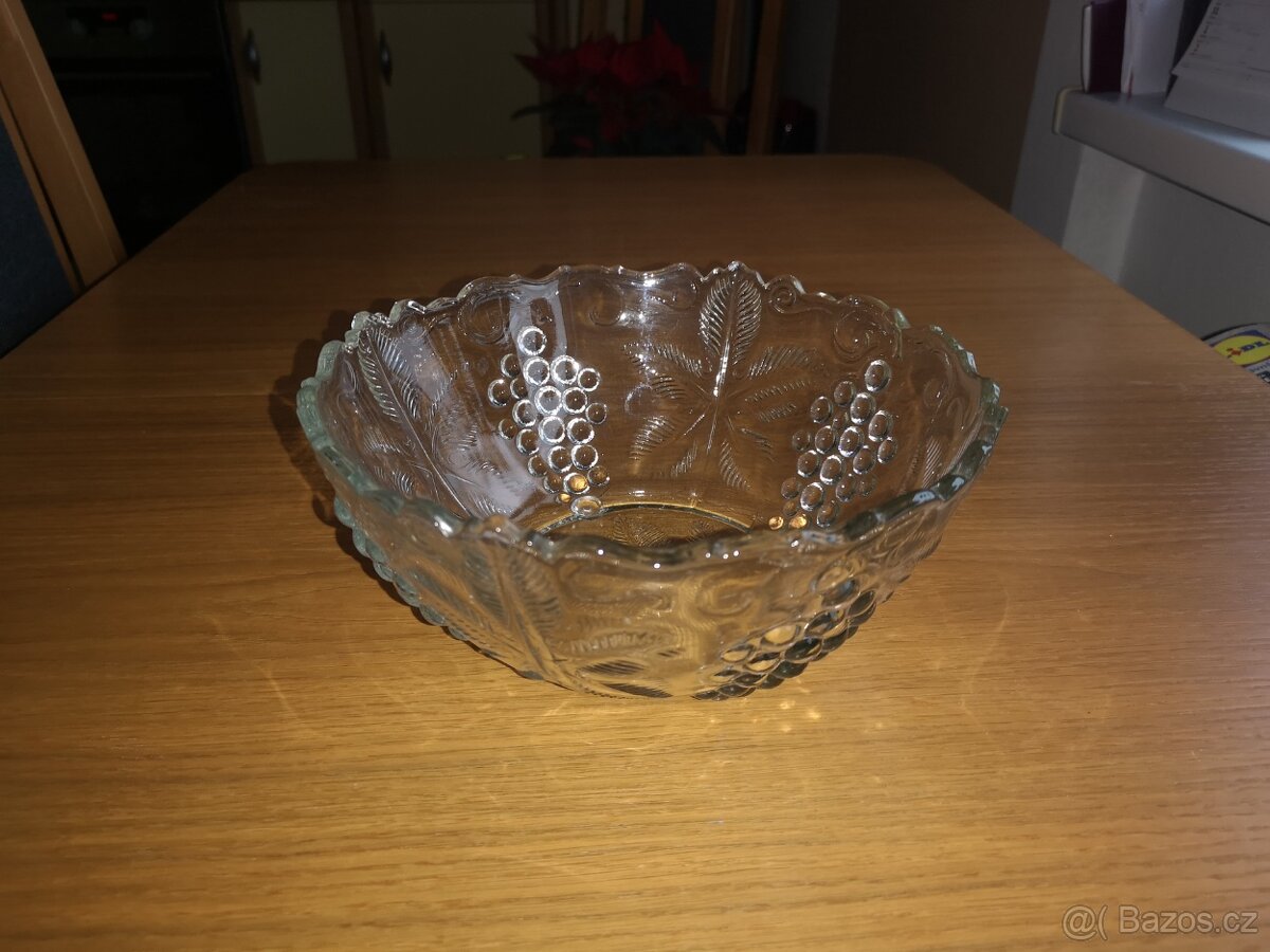 Skleněná mísa - ozdobná - 2 - 2