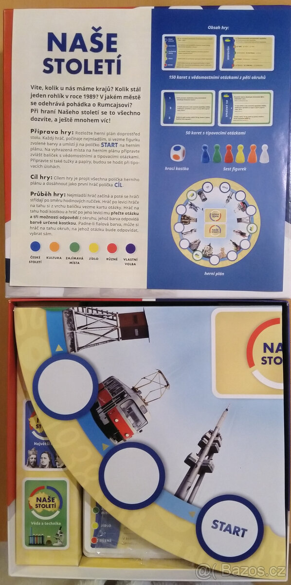 Společenská hra Naše století - 2