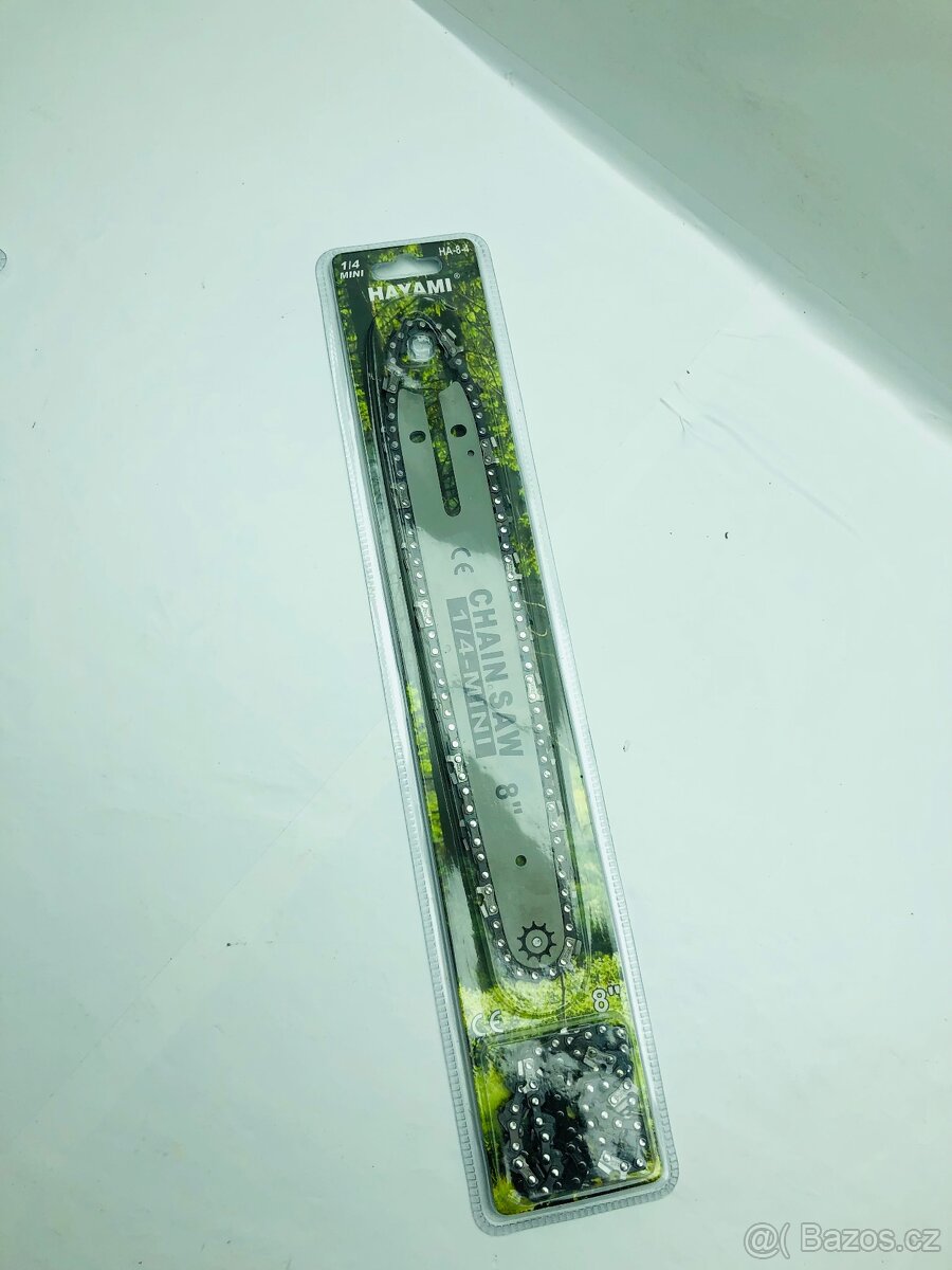 Lišta 8”+ 2x řetěz k Aku řetězová pila - 2