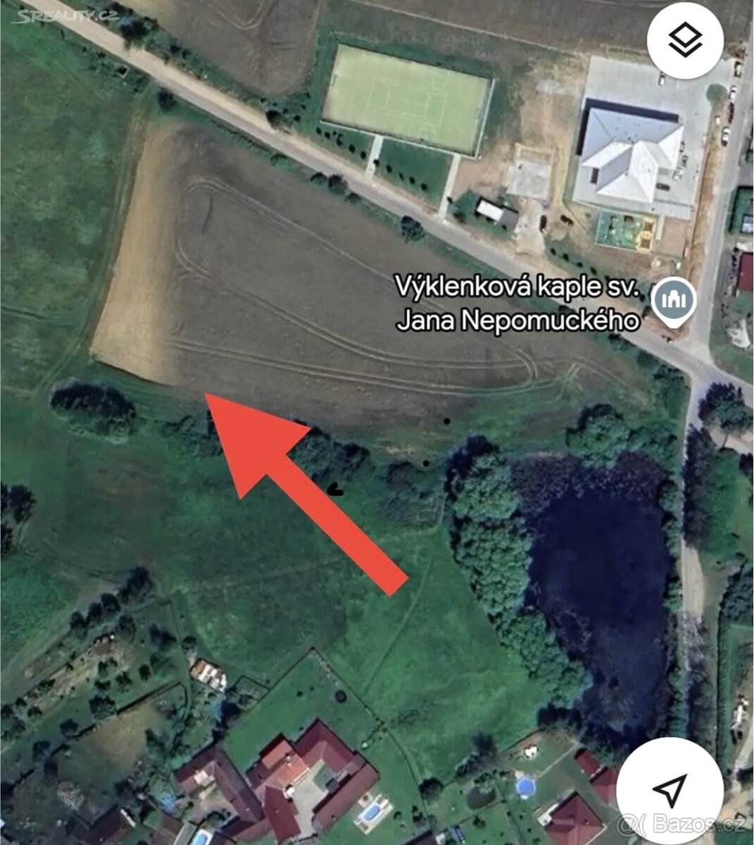 Investiční pozemek 1209 m² - 2