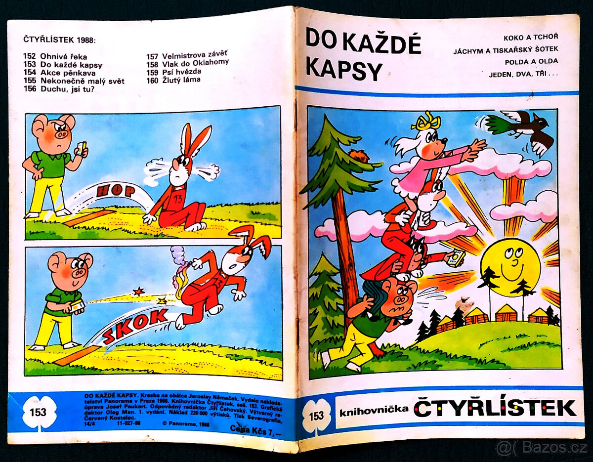 ČTYŘLÍSTEK č. 153/1988 DO KAŽDÉ KAPSY - 2