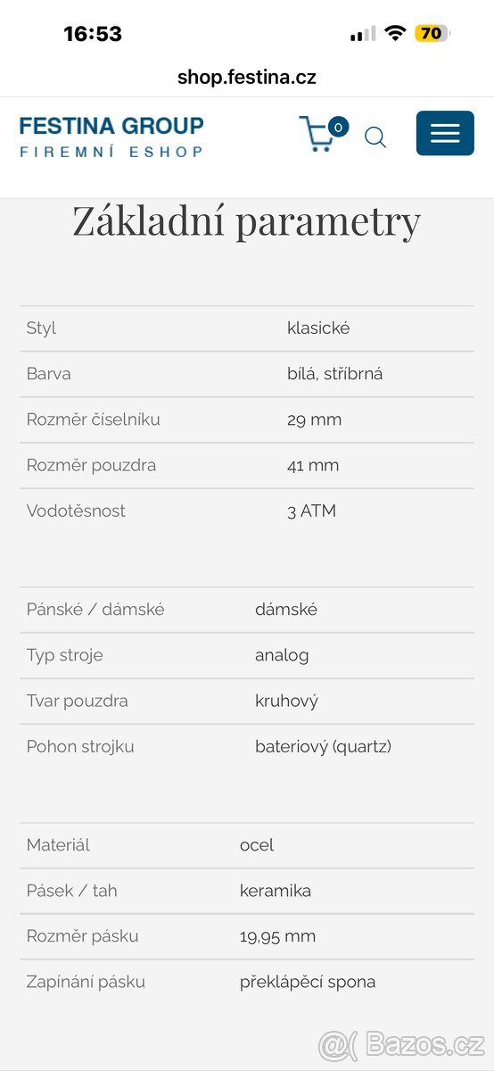 Dámské hodinky FESTINA - 2